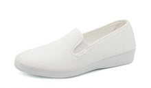 Load image into Gallery viewer, Moccasins with small wedge, WHITE, model 2000
